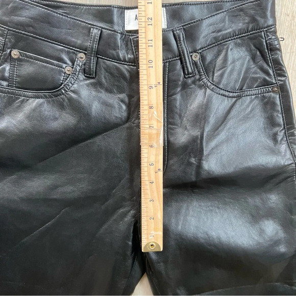 AGOLDE Riley Long Recycled Leather Blend
Straight Leg Detox Pants NWOT Size 26 - Picture 10 of 13